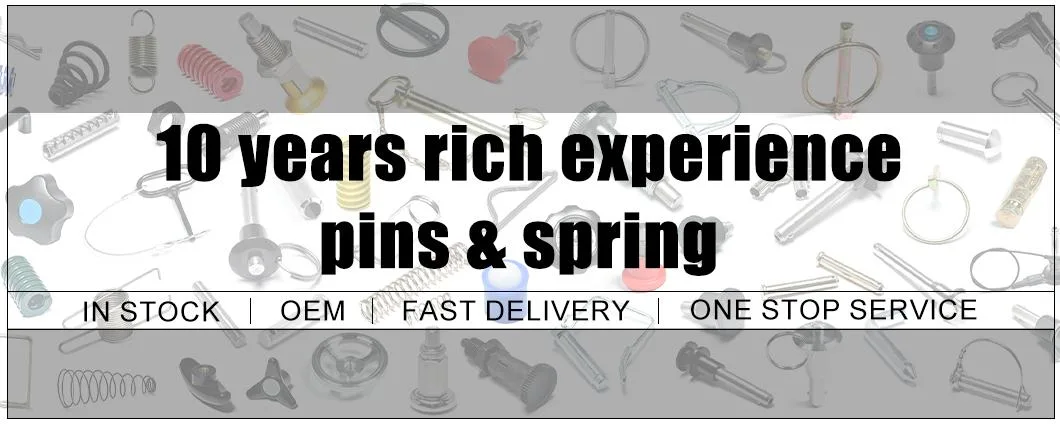 Fastener Hardware Stainless Steel R Shaped Spring Cotter Pin Hitch Pins