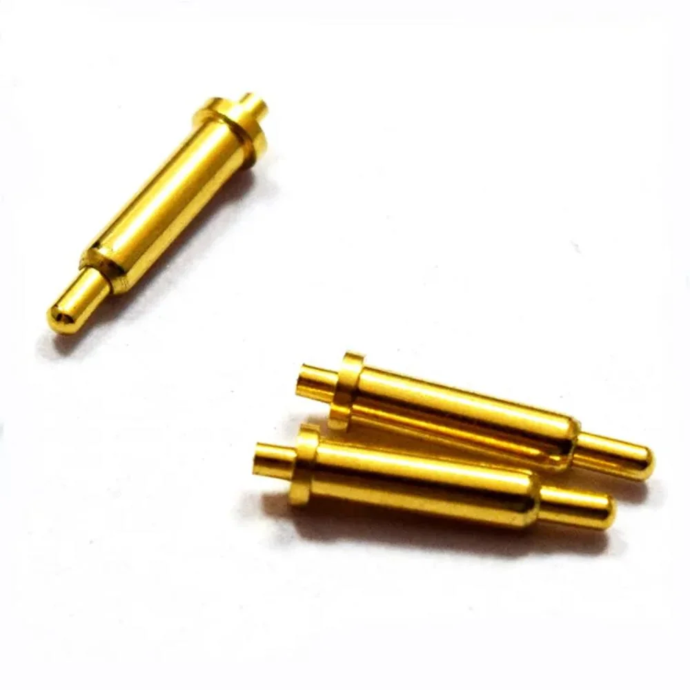 Custom High Quality Copper Alloy Through Hole Piston 4 Position Spring Connector Pogo Pin