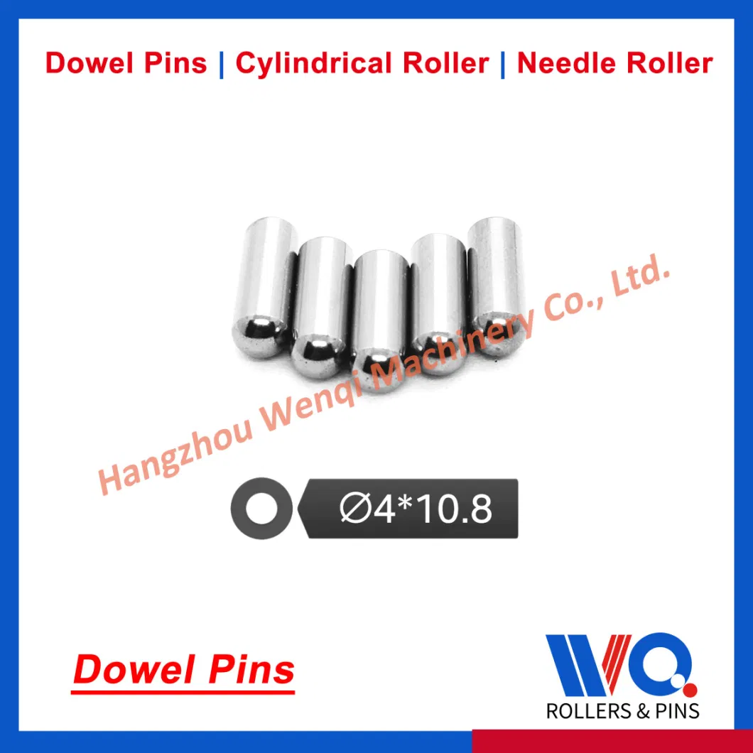 Solid Parallel Dowel Pins - Hardened &amp; Ground - DIN6325